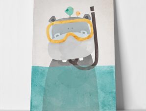 Πίνακας HIPPO IN WATER 2