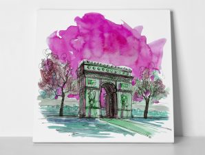 Πίνακας σε καμβά TRIUMPHAL ARC PARIS