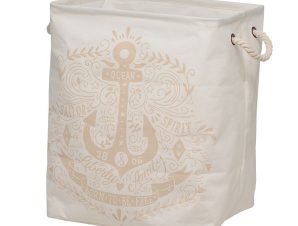 Καλάθι Απλύτων (40x30x50) SealSkin Laundry Bag Anchor Ecru